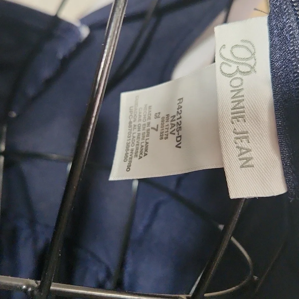 Bonnie Jean Blue Sleeveless Sundress with Sailor Collar - Picture 8 of 8